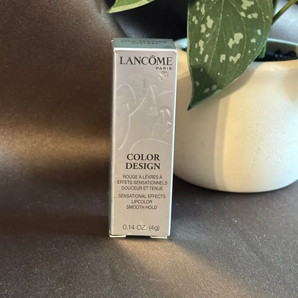 Lancôme Color Design Pink Preview Matte lipstick